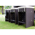 Poly Rattan Bar Set For Outdoor Garden Patio Use Wicker Furniture